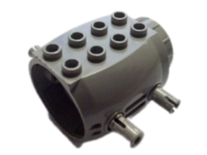 Náhradní Dílky - Použité / Letadlové díly / Motor velký s 4 úchyty