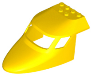 Náhradní Dílky - Použité / Letadlové díly / Trup letadla předek zakřivení nahoře 6 × 10 × 4