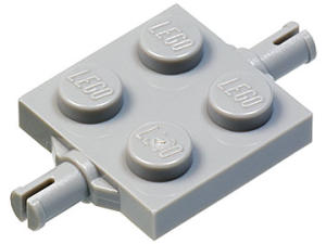 Náhradní Dílky - Použité / Placaté / PLACATÉ UPRAVENÉ / Placaté upravené 2 × 2 s držákem na kola