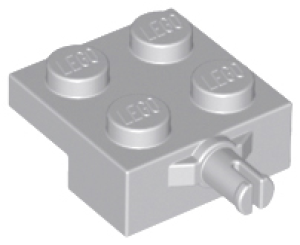 Náhradní Dílky - Použité / Placaté / PLACATÉ UPRAVENÉ / Placaté upravené 2 × 2 s kulatým držákem