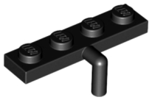 Placaté upravené 1 × 4 s držadlem dolu