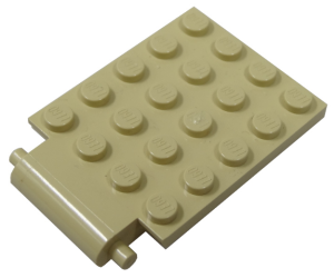 Placaté upravené 4 × 5 dveře s pastí a závěsem