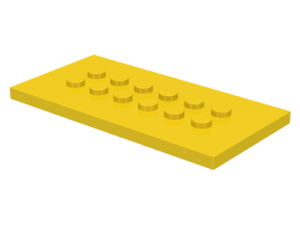 Placaté upravené 4 × 8 s nopy uprostřed