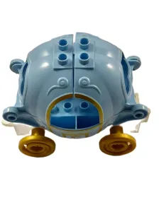 Lego Duplo Kočár pro princeznu středně modrá (98244pb01)