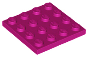 Lego Deska 4 × 4 magenta (3031)