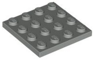 Lego Deska 4 × 4 světle šedá (3031)