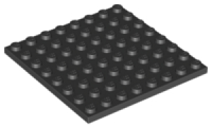 Lego Deska 8 × 8 černá (41539)