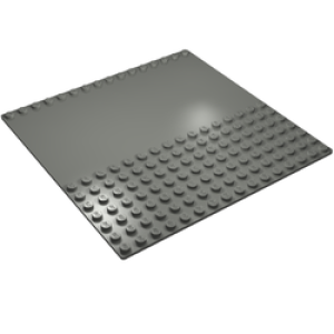Lego Deska baseplate 16 × 16 příjezdová cesta tmavě modrošedá (30225)