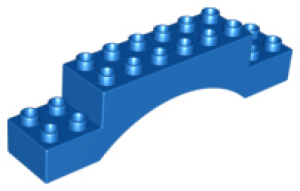 Lego Duplo Brick 2 × 10 × 2 oblouk červená (51704)